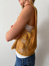 Issey Miyake Linen Crocheted Vest