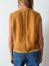 Issey Miyake Linen Crocheted Vest