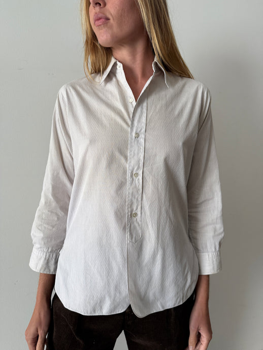 40s Striped Japanese Cotton Shirt