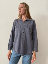 Slate Cotton Work Shirt