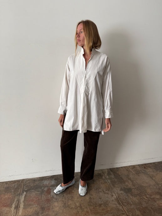 Mens Victorian White Shirt Dress