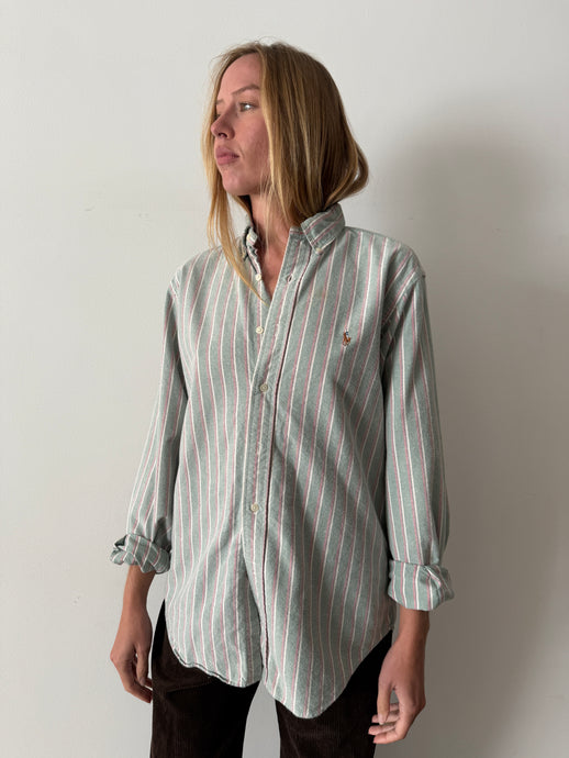 80s Ralph Lauren Cotton Flannel Button Down Shirt