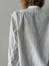 Simple Antique Banded-Collar Shirt
