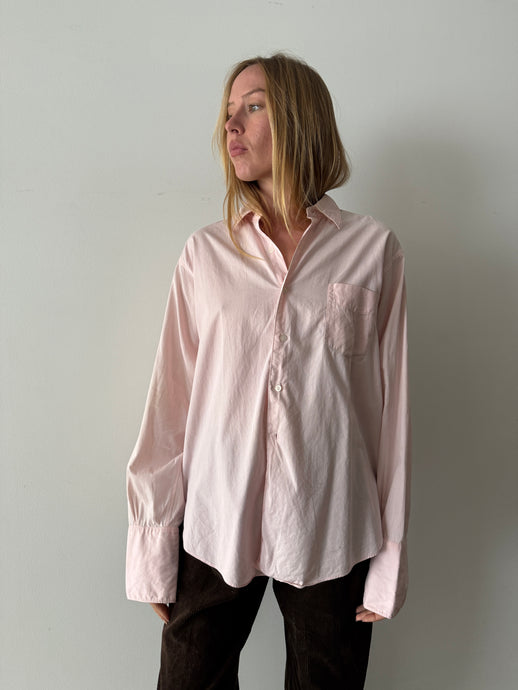 1940s Pale Pink Men’s Dress Shirt