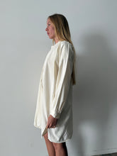 Antique Cream Cotton Flannel Euro Grampa Shirt