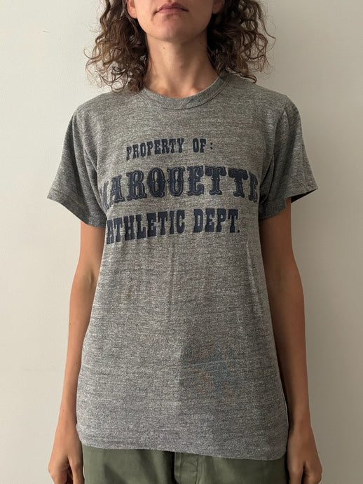 70s Property of Marquette Athletic Department tee