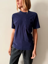 Plain Navy Pocket Tee