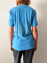 Plain Blue Faded Pocket Tee