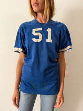 50s/60s Blue 51 Football Jersey