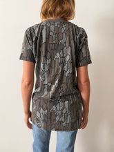 Grey Tree Bark Camo Pocket Tee
