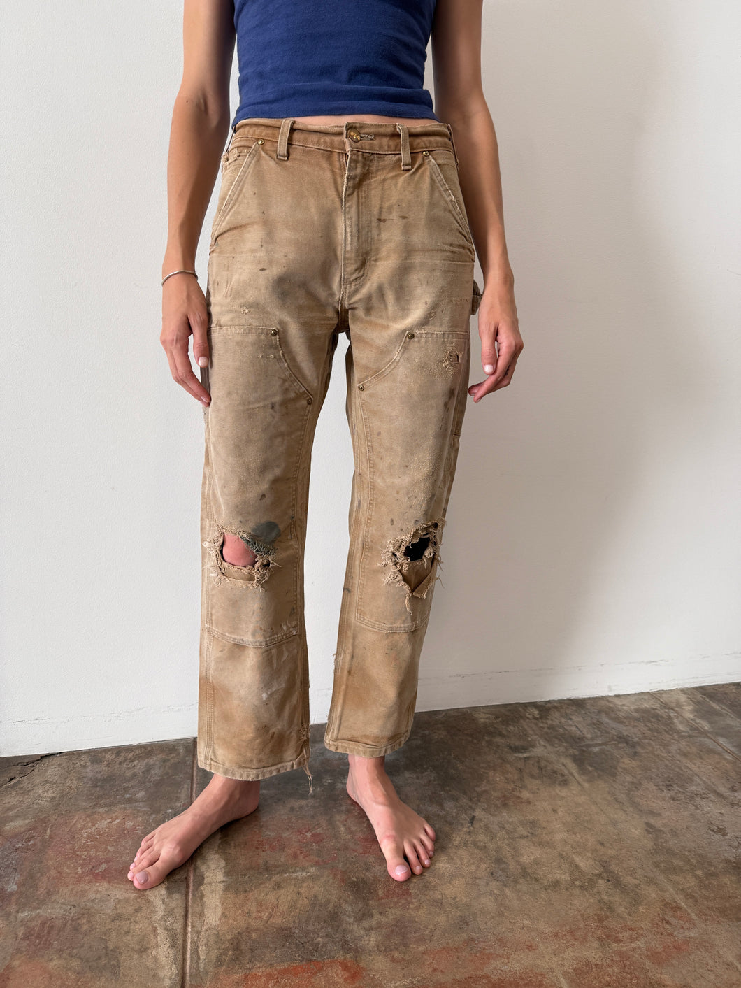 Thrashed Tan Carhartts 29w