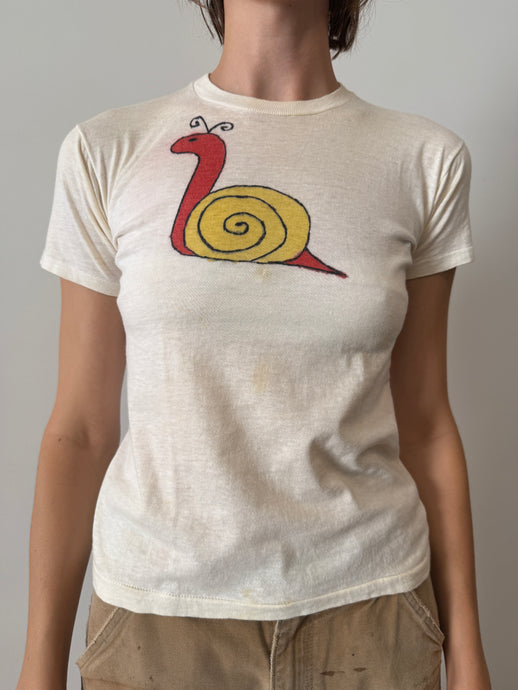70s Snail Drawing Tee