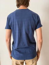 Faded Holey Blue Pocket Tee