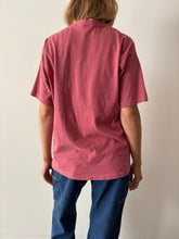 Plain Mauve V-Neck Tee