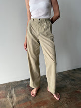 30s/40s Cotton Khaki Work Pants 27w
