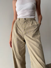30s/40s Cotton Khaki Work Pants 27w