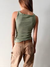 60s Sage Ribbed Boys Tank