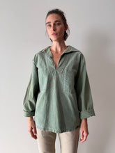 Sage French Faded Fisherman Pullover