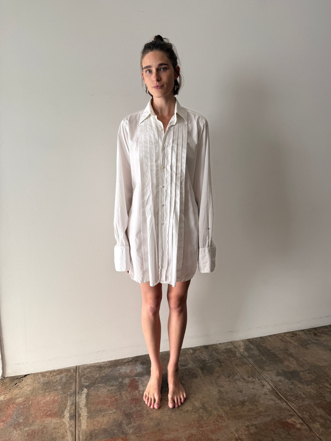 Antique Pleated Dress Shirt