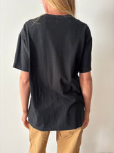 Black Single-Stitch Pocket Tee