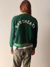 50s Green Wool Varsity Jacket