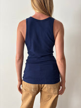 60s Blue French Cotton Tank