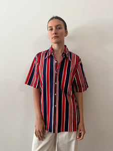 60s/70s Bold Stripe Summer Shirt