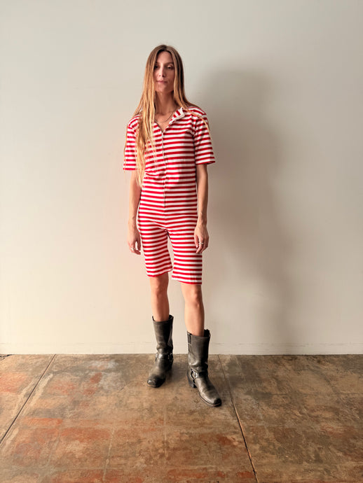 Striped French Pajama Suit