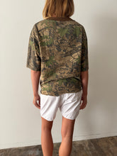 Cropped Camo Tee
