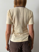 50s/60s Yellow Striped Henley