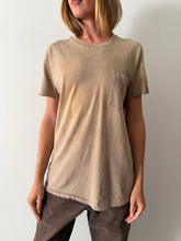 Light Brown Hanes Pocket Tee