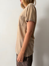 Light Brown Hanes Pocket Tee
