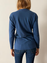 Navy Long Sleeve Pocket Tee