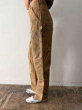 Tan Double Knee Carhartt Work Pants 28w