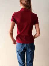 60s French Cotton Mesh Athletic 1/3 Zip