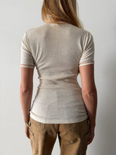 Ésprit 70s Doves Ribbed Henley