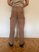Tan Canvas Carhartt Work Pants 28w