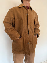 60s Carters Canvas Blanket-Lined Chore Coat