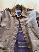 60s Carters Canvas Blanket-Lined Chore Coat