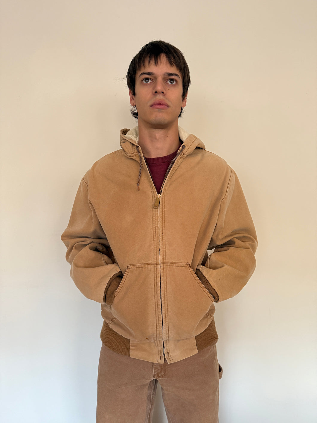 70s Canvas Work Hoodie Jacket
