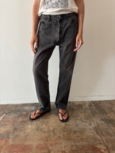 501 Levis Fade Black Jeans 33w