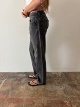 501 Levis Fade Black Jeans 33w