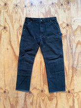 Black USA Double-Knee Carhartts 35x30