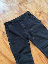 Black USA Double-Knee Carhartts 35x30