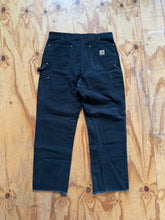 Black USA Double-Knee Carhartts 35x30