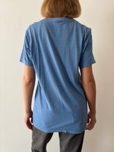 Sky Blue Cotton Pocket Tee
