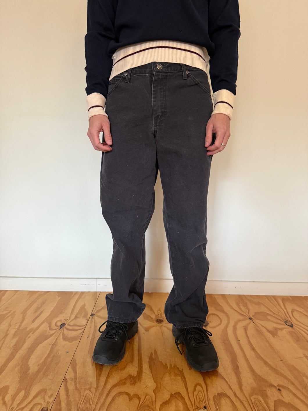 Black Canvas Dickies Work Pants 29w