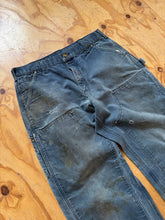 80s/90s Faded Teal Double-Knee Carhartts 33x31