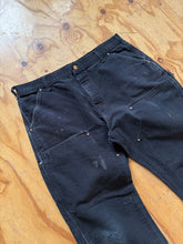 Black Faded USA Double-Knee Carhartts 36x29