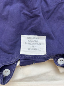 European Cotton Navy Middy